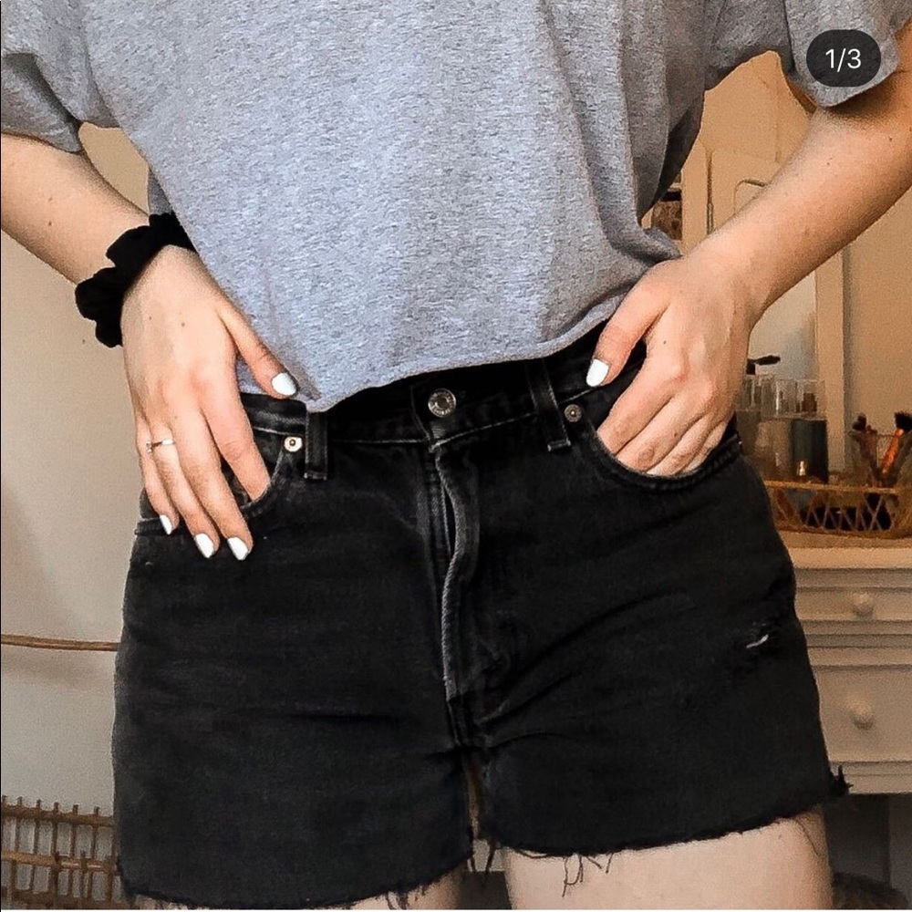 Levi’s Black Denim Shorts